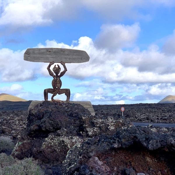 Timanfaya Nationalpark Ausflug Teufel Zeichen
