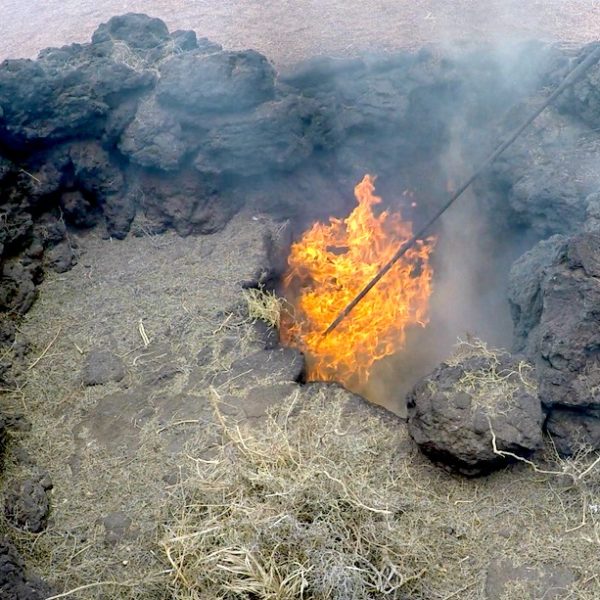 Unterhalb der Erde ist es so heiß, dass hier sogar ein Feuer entstehen kann