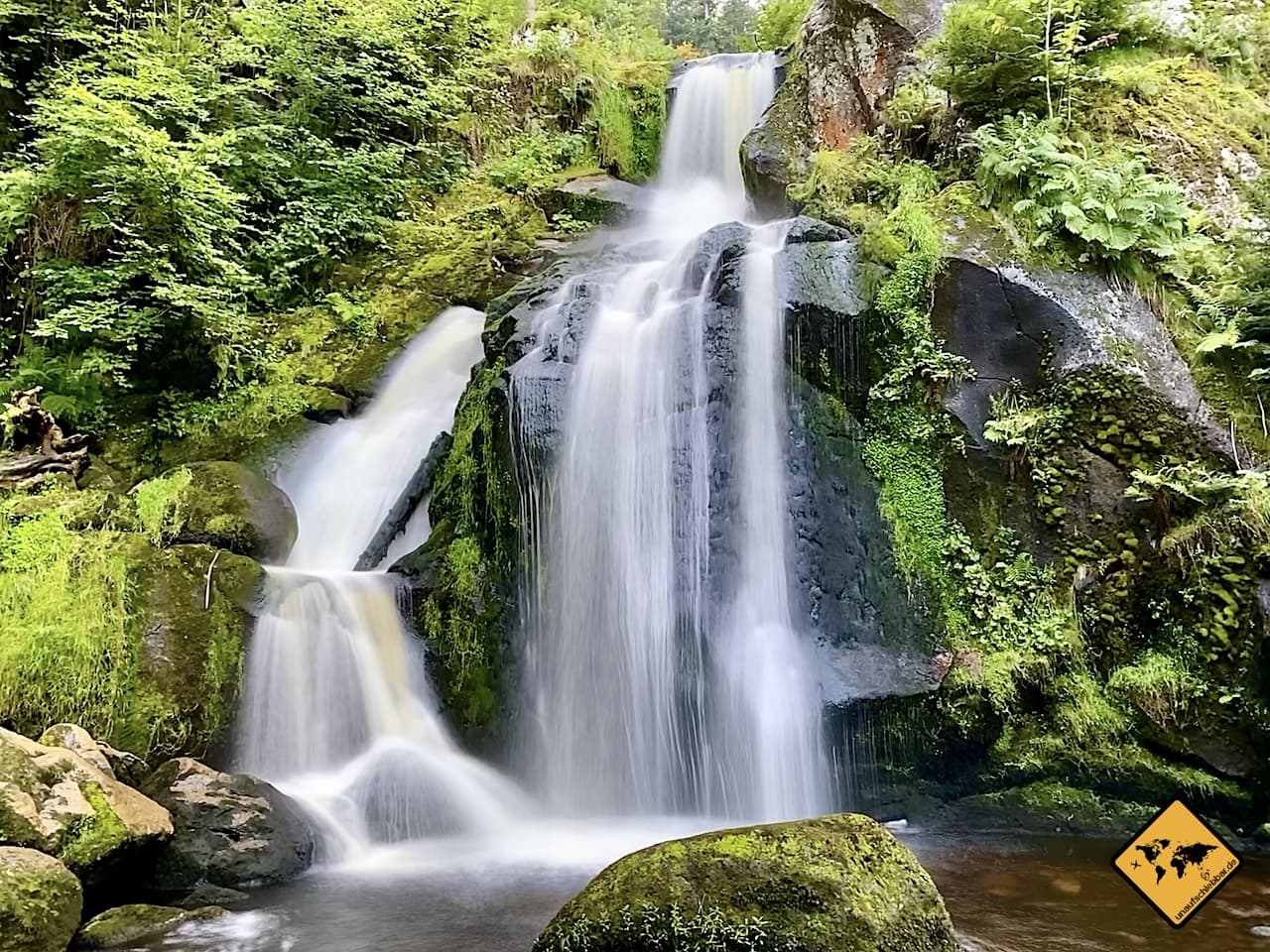 Triberger Wasserfälle Langzeitbelichtung iPhone