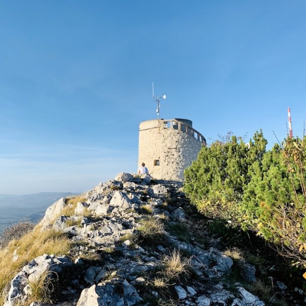 Učka Naturpark Aussichtsturm Vojak Gipfel