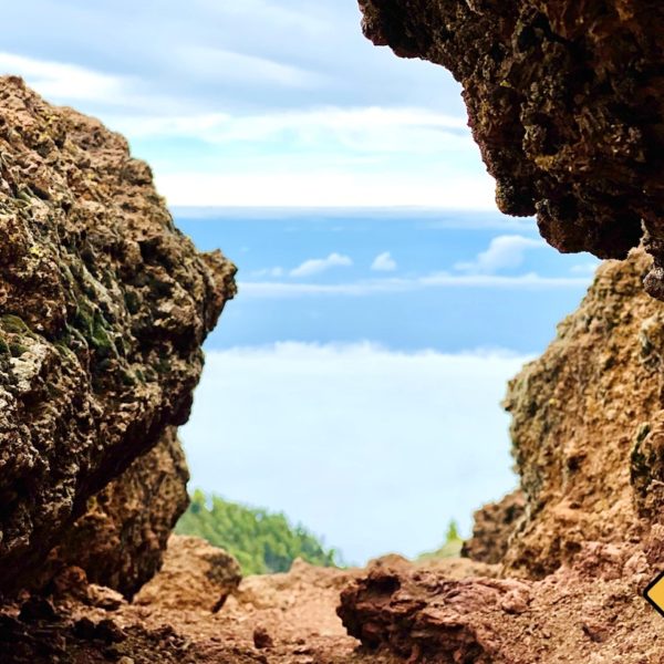 Über den Wolken La Palma Felsloch