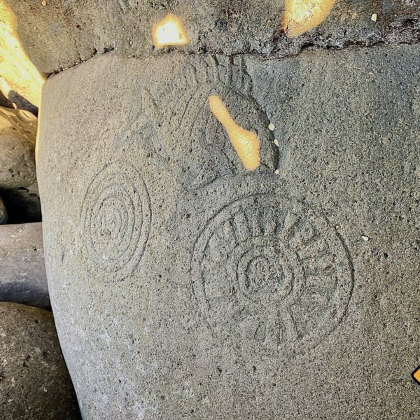 Ureinwohner Petroglyphe La Maceta El Hierro