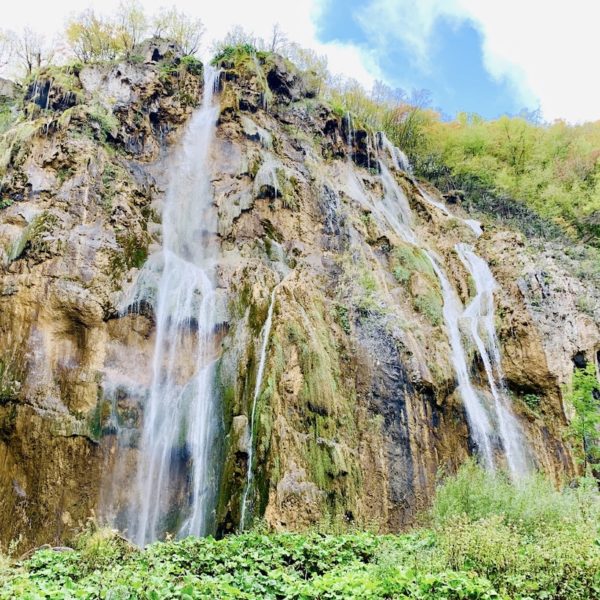 Veliki Slap Wasserfall Plitvicer Seen Kroatien