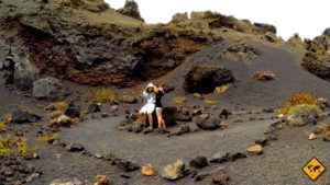 Unser Lieblingsplatz im Timanfaya Nationalpark: Der Volcan el Cuervo