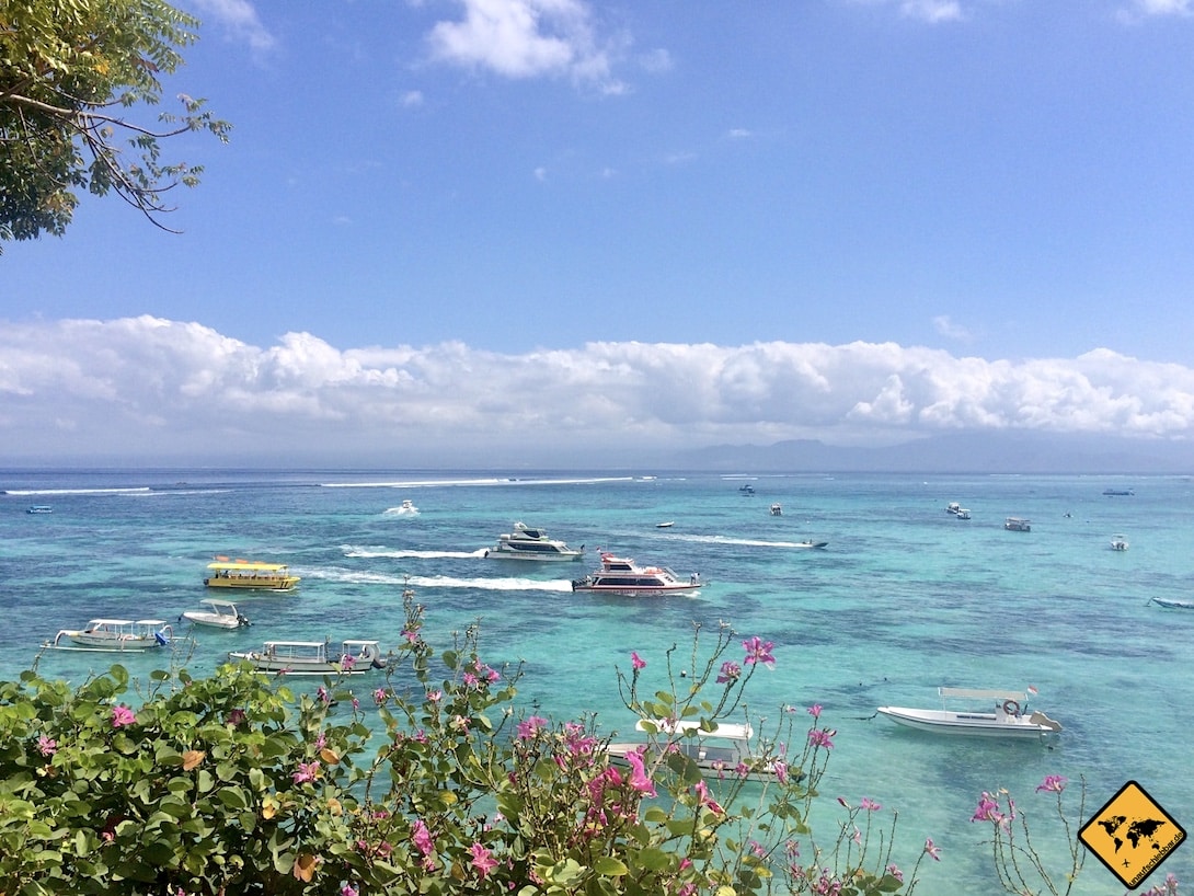 Von Nusa Lembongan nach Nusa Penida Anreise