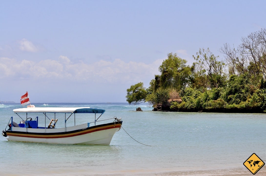 Von Nusa Penida nach Nusa Lembongan Boot