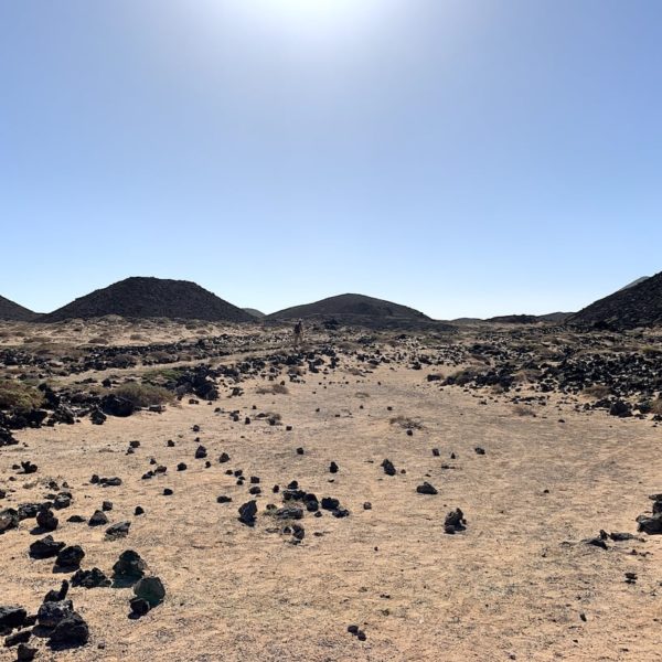 Vulkan-Landschaft Isla de Lobos