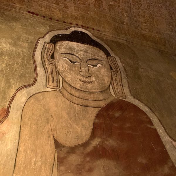 Wandbemalung Sulamani Tempel Bagan Myanmar
