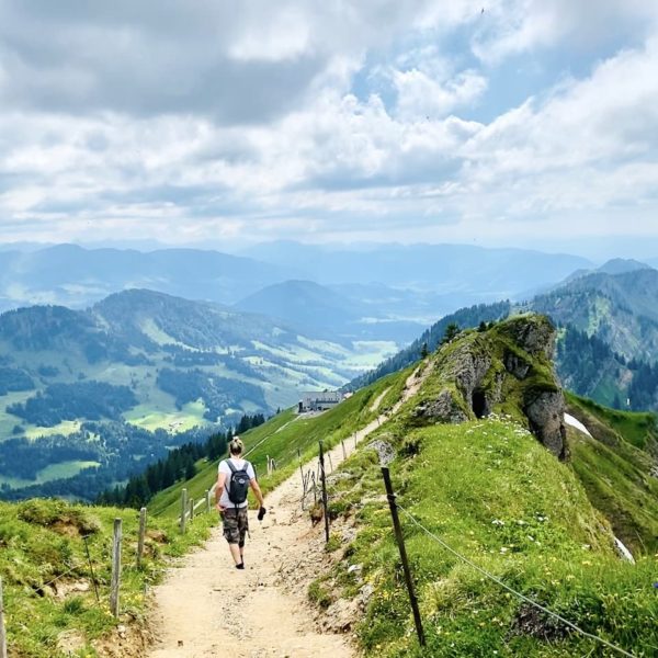 Wandern Hochgrat im Sommer