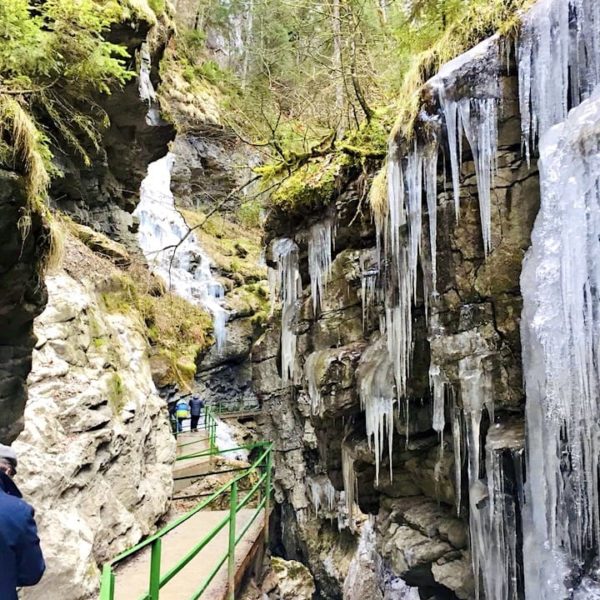 Wandern Oberstdorf Breitachklamm Winter