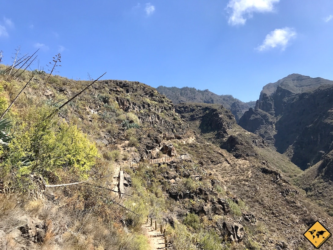 Wandern auf Teneriffa Baranco del Infierno