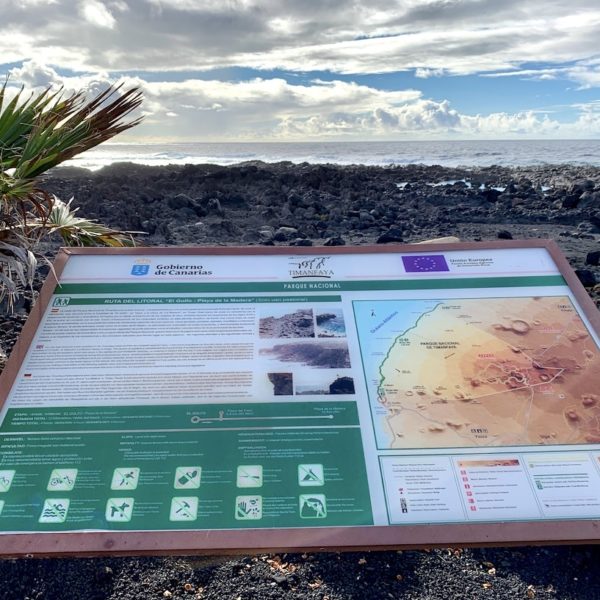 Wandertafel El Golfo Lanzarote