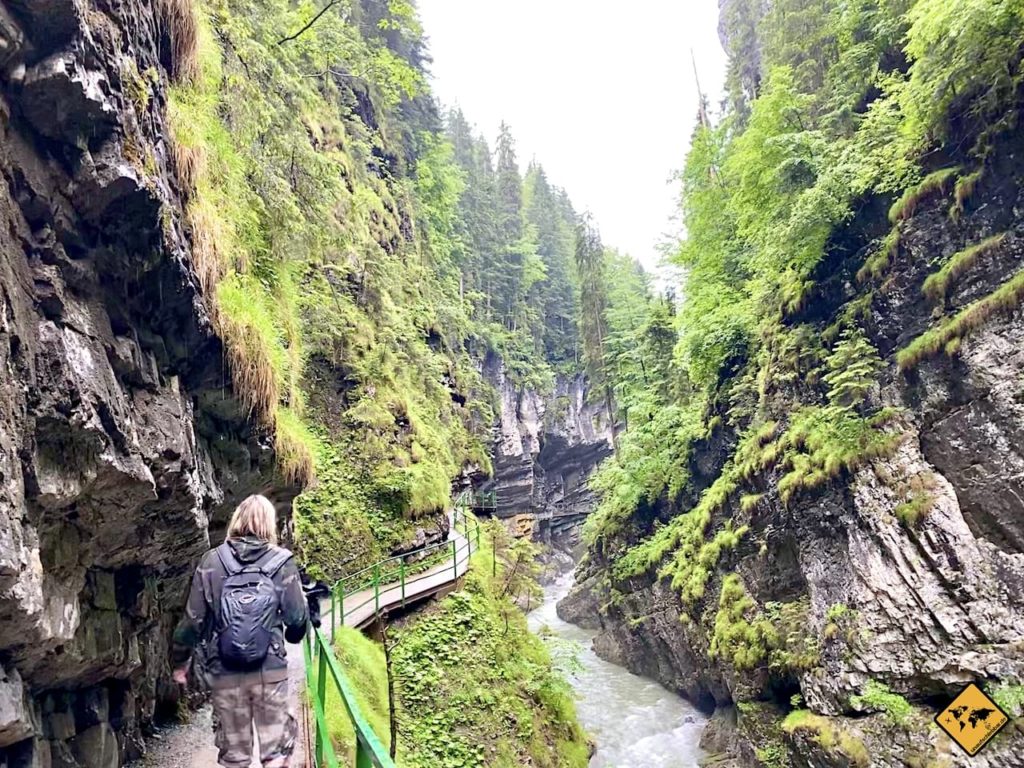 Breitachklamm Wandern in Oberstdorf Erfahrungen bei Regen & Corona