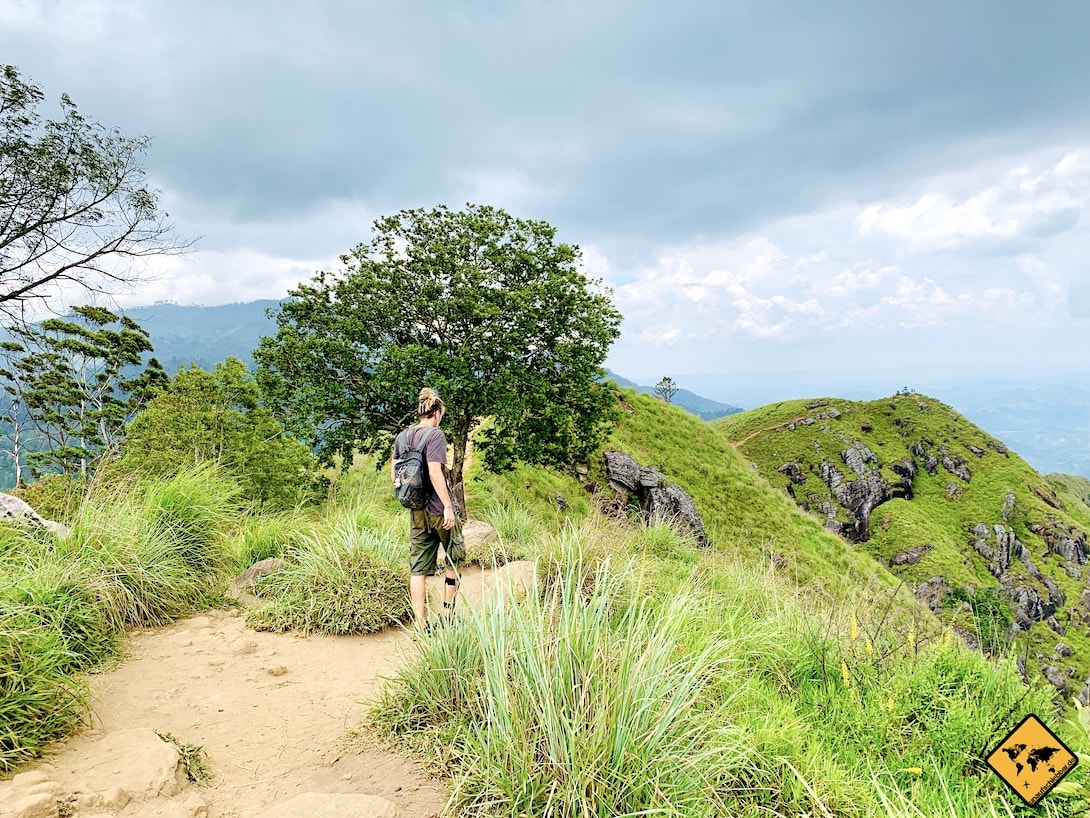 Wanderung Gipfel Little Adam's Peak Sri Lanka
