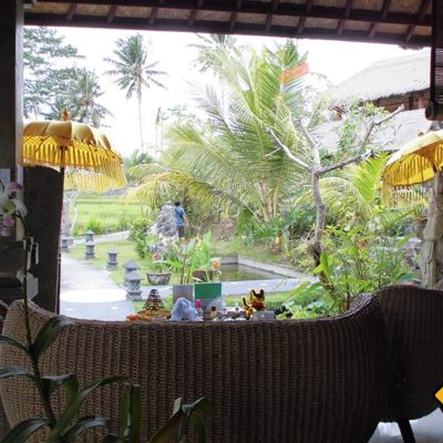 Wartebereich im Karsa Ubud Spa