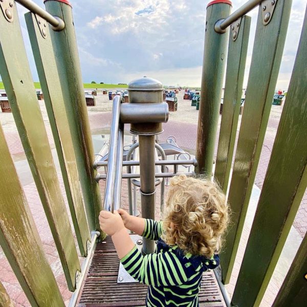 Wasserpumpe Strand Spielplatz