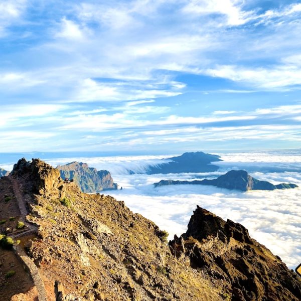 Weg Aussichtspunkt 2 Roque de los Muchachos