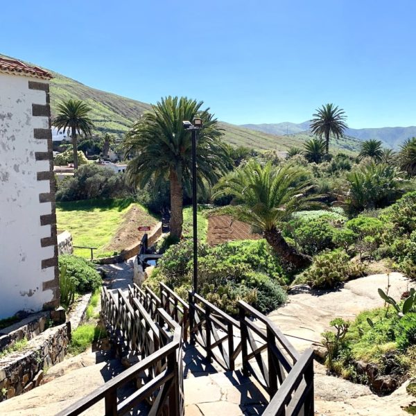 Weg Parkplatz Betancuria Fuerteventura