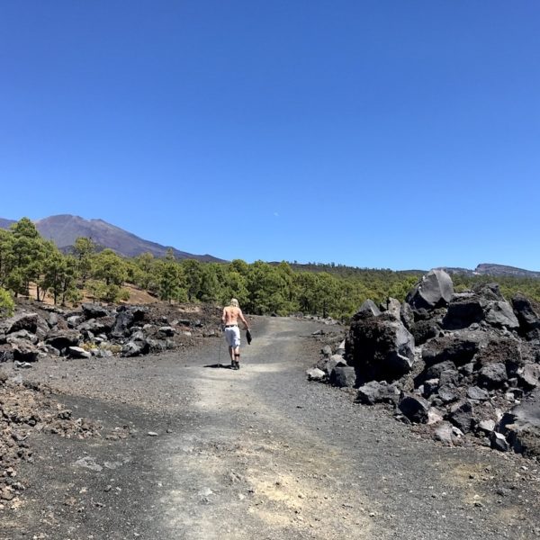 Weg Pinar Chio Teide Nationalpark