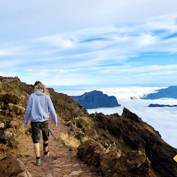 Weg über den Wolken Roque de los Muchachos La Palma