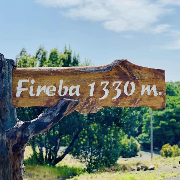 Wegweiser Mirador Hoya de Fireba