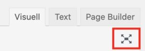 WordPress ablenkungsfreies Schreiben