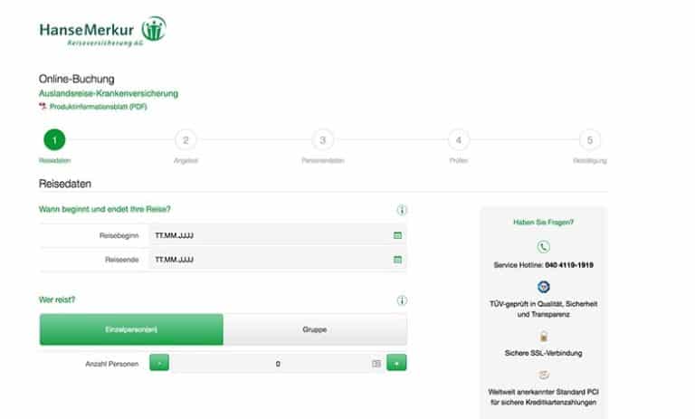 digitale Nomaden Krankenversicherung Hanse Merkur Onlien Antrag 768x463