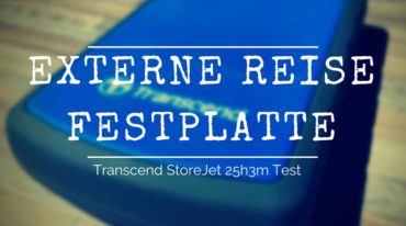 Externe Reise Festplatte (Transcend StoreJet 25h3) im Test