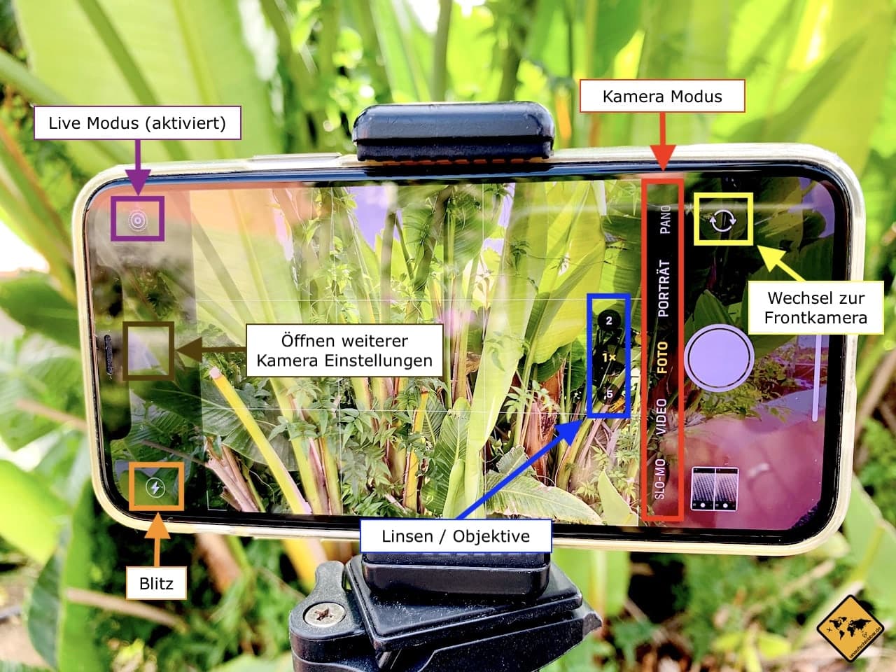 iPhone Kamera Einstellungen beim Fotografieren