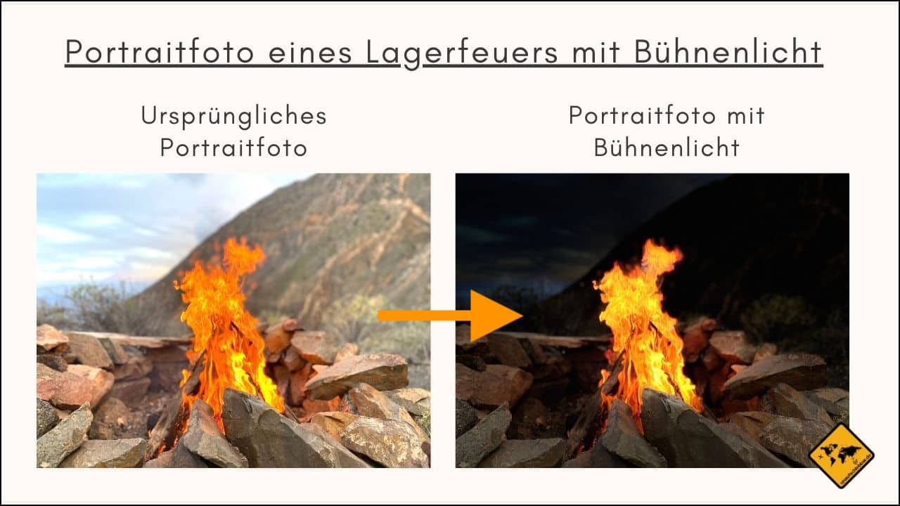 iPhone Portraitmodus Bühnenlicht