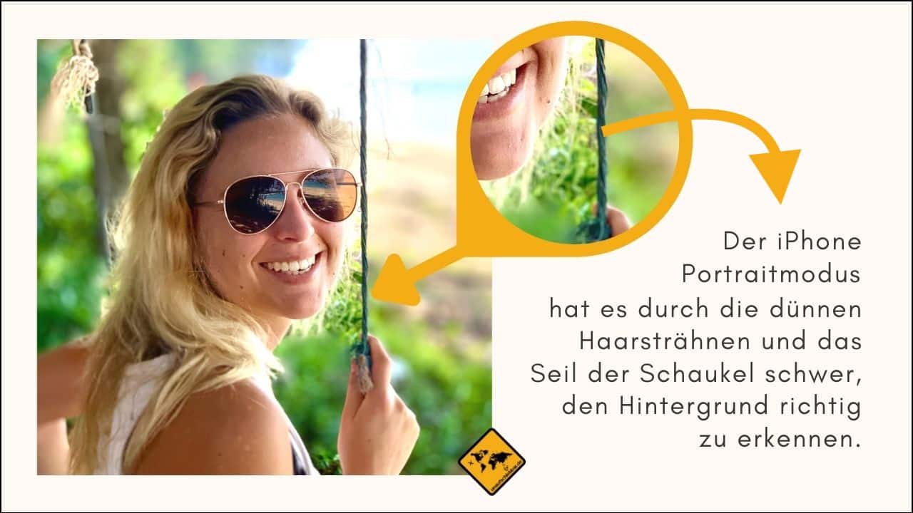 iPhone Portraitmodus Fehler Zwischenraum