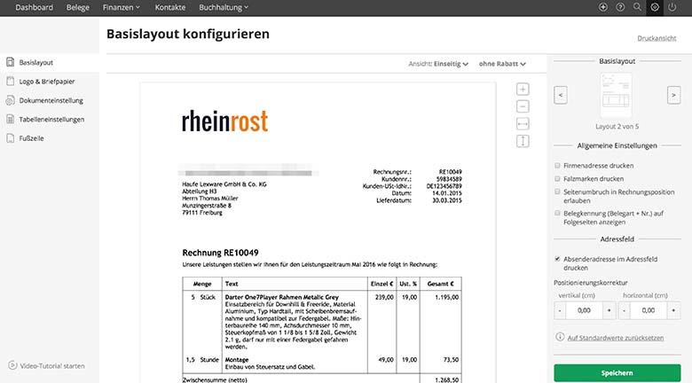 Lexoffice Rechnung Gestalten Lexoffice Rechnung Gestalten